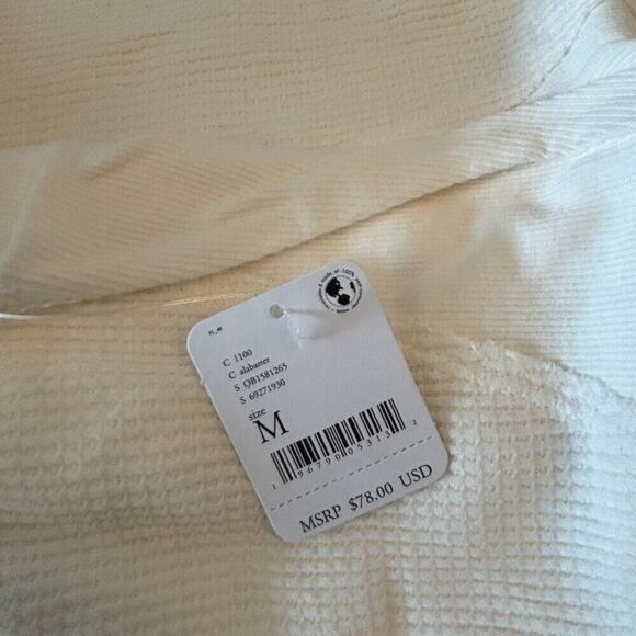 Free People Santa Clara Thermal Top in Alabaster (cream) Medium NEW with tags - Picture 4 of 9